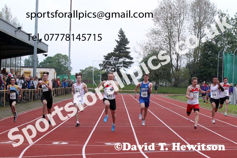 100 metres, 2021 North East Grand Prix No. 3, Monkton, Wednesday, june 2nd. Photo: David T. Hewitson/Sports for All Pics